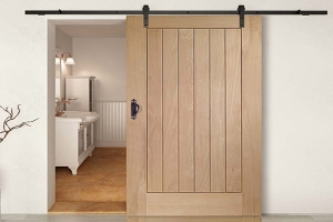 Porta de correr com trilho para quarto